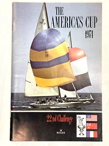 The America's Cup Sailboat Races Program & Spectator's Guide folder 1974 Rolex - Picture 1 of 7
