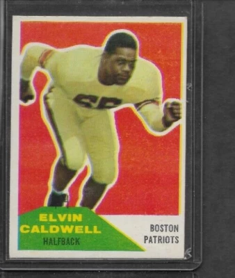 1960 FLEER #120 ELVIN CALDWELL EXMT PATRIOTS Error! Combined shipping - Image 1 of 2