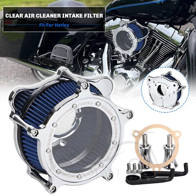 Kit de sistema de filtro de admisión de filtro de aire Clarity para Harley Fat Boy Lo Street Glide Foto 1 de 4