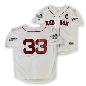 Jason Varitek Autographed Boston Red Sox 2004 World Series Signed Jersey JSA COA - Picture 1 of 2