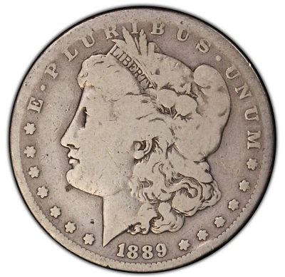 1889-CC MORGAN DOLLAR GRADED AG-3 by PCGS HOUSED IN A GOLD LABEL HOLDER - Image 1 of 4