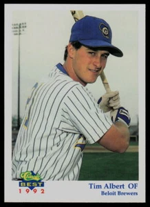 1992 Classic Best Tim Albert Beloit Brewers - Picture 1 of 2