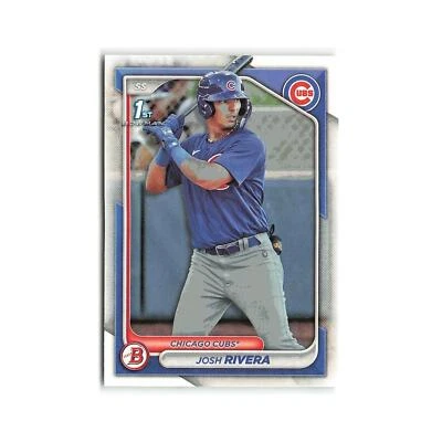 Josh Rivera 2024 Bowman Prospects #BP-115 Chicago Cubs Baseball Card NM - Image 1 of 3