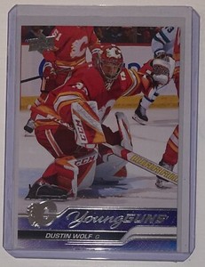 2023-24 Upper Deck - Dustin Wolf Young Guns Rookie #210 Calgary Flames