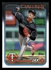 2024 TOPPS UPDATE GRIFFIN JAX RAINBOW FOIL #US43 MINNESOTA TWINS - Picture 1 of 2