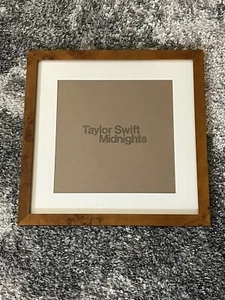 Official Taylor Swift Midnights Vinyl Wood Frame No Original Box. Good Condition - Picture 1 of 5