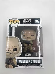 Funko POP! Star Wars - Rogue One - Vaulted #187 Weeteef Cyubee - W/Protector - Picture 1 of 2