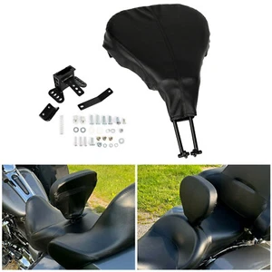 Adjustable Driver Rider Backrest Mounting Kits Brackets For Harley Touring 09-UP - Picture 1 of 16