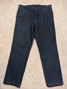 Masons New York Chino Pants Mens EU 50 US 34x28 Navy Blue Casual Straight Leg - Picture 1 of 21