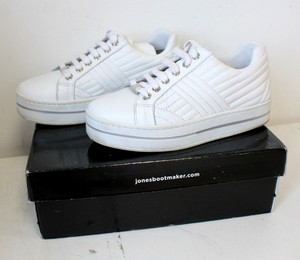 amira leather platform trainers