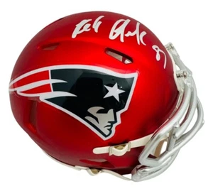 Rob Gronkowski New England Patriots Signed Mini Helmet Blaze Beckett COA - Picture 1 of 2
