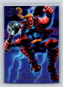 1994 Flair Marvel Trading Card #109 Origin of Thunderstrike - Thunderstrike - Bild 1 von 2