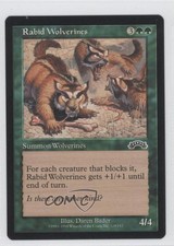 1998 Magic: The Gathering - Exodus Rabid Wolverines #119 2bd