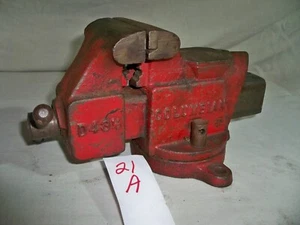 VINTAGE COLUMBIAN D43 1/2 SWIVEL ANVIL BENCH VISE - Picture 1 of 15