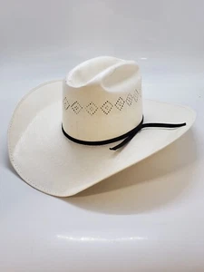 Rodeo King 25X Straw Cowboy Hat Size 6 3/4 - Picture 1 of 10
