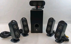 Logitech X-530 5.1 Surround Sound Heimkino Computer Gaming Lautsprecher GUC @ - Bild 1 von 17