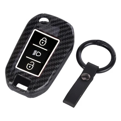 Funda llave coche 3 botones apta para Peugeot 208 2008 308 3008 408 508 Foto 1 de 4