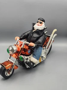 Christmas Santa Claus On  Motorcycle - Animated to "Born to be Wild"  - Picture 1 of 10
