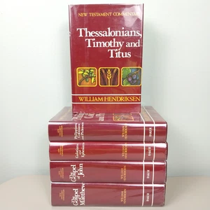 Vintage Lot of 5 William Hendriksen New Testament Commentary Hardback Books - Bild 1 von 15