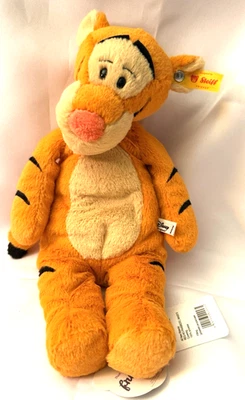 Tigger Steiff Disney Friends 12” Plush Orange Stuffed Animal New With Tag - Image 1 of 4
