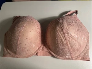 Victoria's Secret Pink Nude Lace Very Sexy Plunge Push Up Bra Women's 40DD NWT - Picture 1 of 9