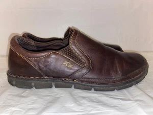 Born Sawyer Oxford Braun Leder Slipper Halbschuhe Herren Größe USA 8 EU 41 - Bild 1 von 10