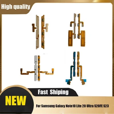 Power Volume Button Flex Cable For Samsung Galaxy Note10 Lite 20 Ultra S23FE FS - Image 1 of 3