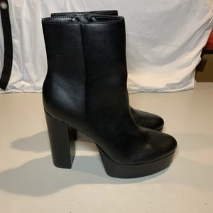 Marc Fischer Black Heel Boots Women Size 10 [L9] - Picture 1 of 6