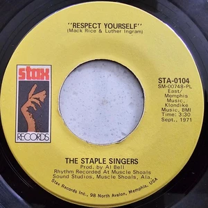 The Staple Singers ‎(e) Respect Yourself - 1971 US Soul 7" - Picture 1 of 4