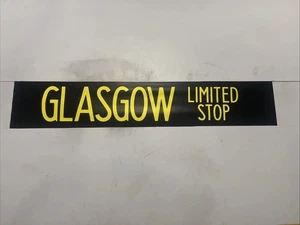 GLASGOW LIMITED STOP - Hamilton Depot 289 Scottish Bus Destination Blind 36" - Bild 1 von 11