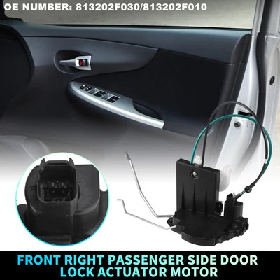 Front Right Door Lock Actuator Motor for Kia Spectra 2003-2009 No.813202F030 - Image 1 of 4