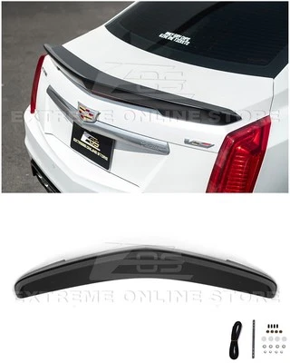 Kits de alerón trasero de plástico ABS paquete de carbono para Cadillac CTS-V 16-19 Foto 1 de 4