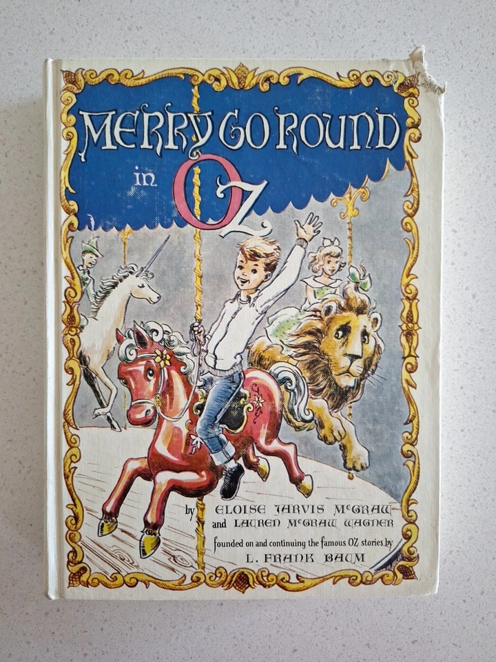 Merry Go Round In Oz Eloise Jarvis McGraw L Frank Baum 1st Edition 1963 Vintage - Image 1 of 4