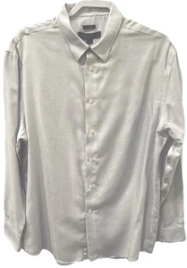 Camisa de algodón con botones a cuadros azul gris manga larga Pronto Uomo para hombre 17 34/35 - Imagen 1 de 14