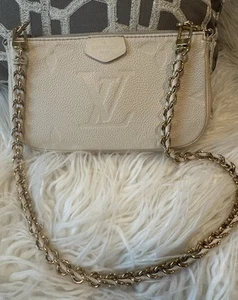 louis vuitton Ivory Giant Empreinte Multi Accessories Pochette Bag (US Seller) - Picture 1 of 24