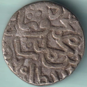 Gujarat Sultanato Mahmud Shah Plata Tanka Moneda Rara - Imagen 1 de 2