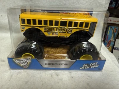 Hot Wheels Trucks Monster Jam  Higher Education   School Bus 1/24 Scale - Image 1 of 4