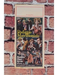 locandina RODAGIO MATRIMONIALE jane fonda tony franciosa B25 - Imagen 1 de 1