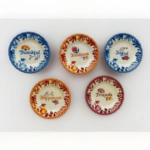 (6) Pioneer Woman Woodland Whimsy Appetizer Plates Thanksgiving Fall - Picture 1 of 14