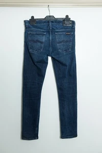 Nudie Mens Selvedge Jeans Slim Tapered Leg W 32 L 30 Tilted Tor Selvage Blue - Picture 1 of 17
