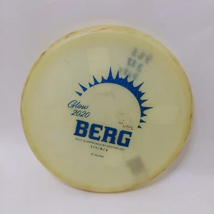 Used Kastaplast K1 Glow Berg 2020 Disc Golf Putter Sticker Weight 179G Inked - Picture 1 of 7
