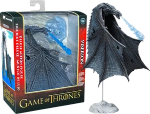 Game of Thrones Viserion Dragon Deluxe Statue Figure Collectable A17 - Bild 1 von 5