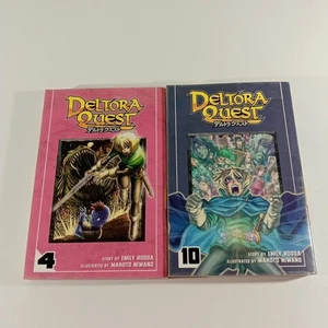 Deltora Quest volúmenes 4 + 10 manga inglés PB Makoto Niwano Emily Rodda - Imagen 1 de 12