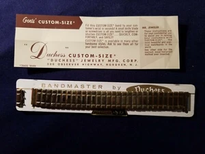 Vintage Herren Herzogin Erweiterung Uhrenarmband 17,5 mm - Bild 1 von 3