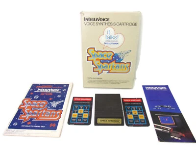 Space Spartans Intellivision Game Cartridge Complete In Box TESTED - Image 1 of 4