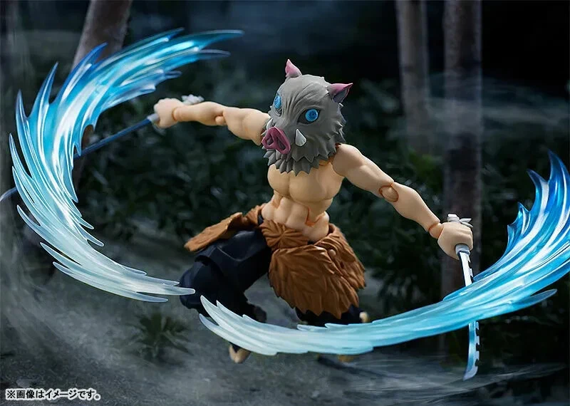 figma Demon Slayer Kimetsu No Yaiba Inosuke Hashibira DX Edition Action Figure - Immagine 1 di 2