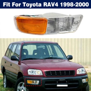 Right Clear Lens Front Bumper Fog Light Lamp w/Harness For Toyota RAV4 1998-2000 - Picture 1 of 8