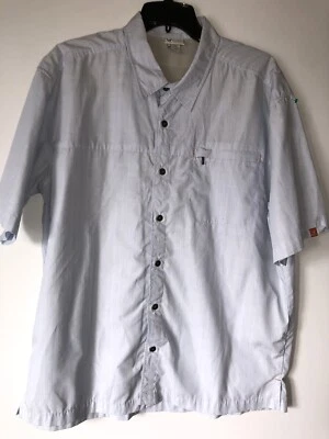 White Sierra  Think Outside Light Blue Shirt Adult Fishing Mens  XLarge - Image 1 of 4