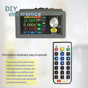DC-DC Buck Converter CC CV 0-50V 8A 400W Modulo Alimentazione Corrente Costante US - Foto 1 di 14