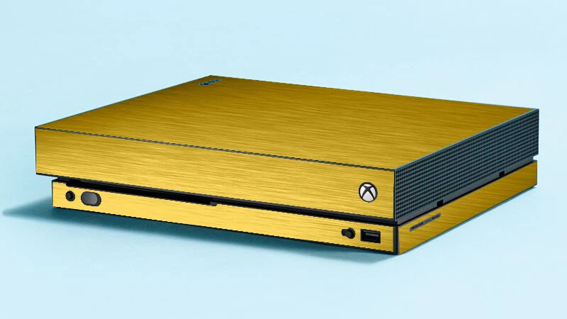 Controlador de consola metálico LidStyles recubrimiento protector calcomanía Microsoft Xbox One X Foto 1 de 1